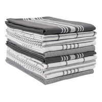 Soft and Absorbent Farmhouse Kitchen Towel Blue 18 x 28 Inches 100/% Cotton Dish Towel KAF Home Set of 4 Monaco Relaxed Casual Slubbed Kitchen Towel Set of 4